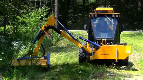 flail boom mower for skid steer|boom mowers for small tractors.